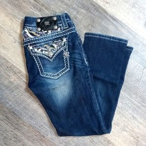 Miss Me Womens signature cropped jeans size 26